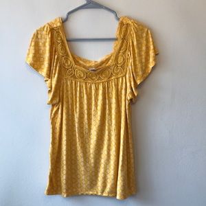 Old Navy yellow blouse